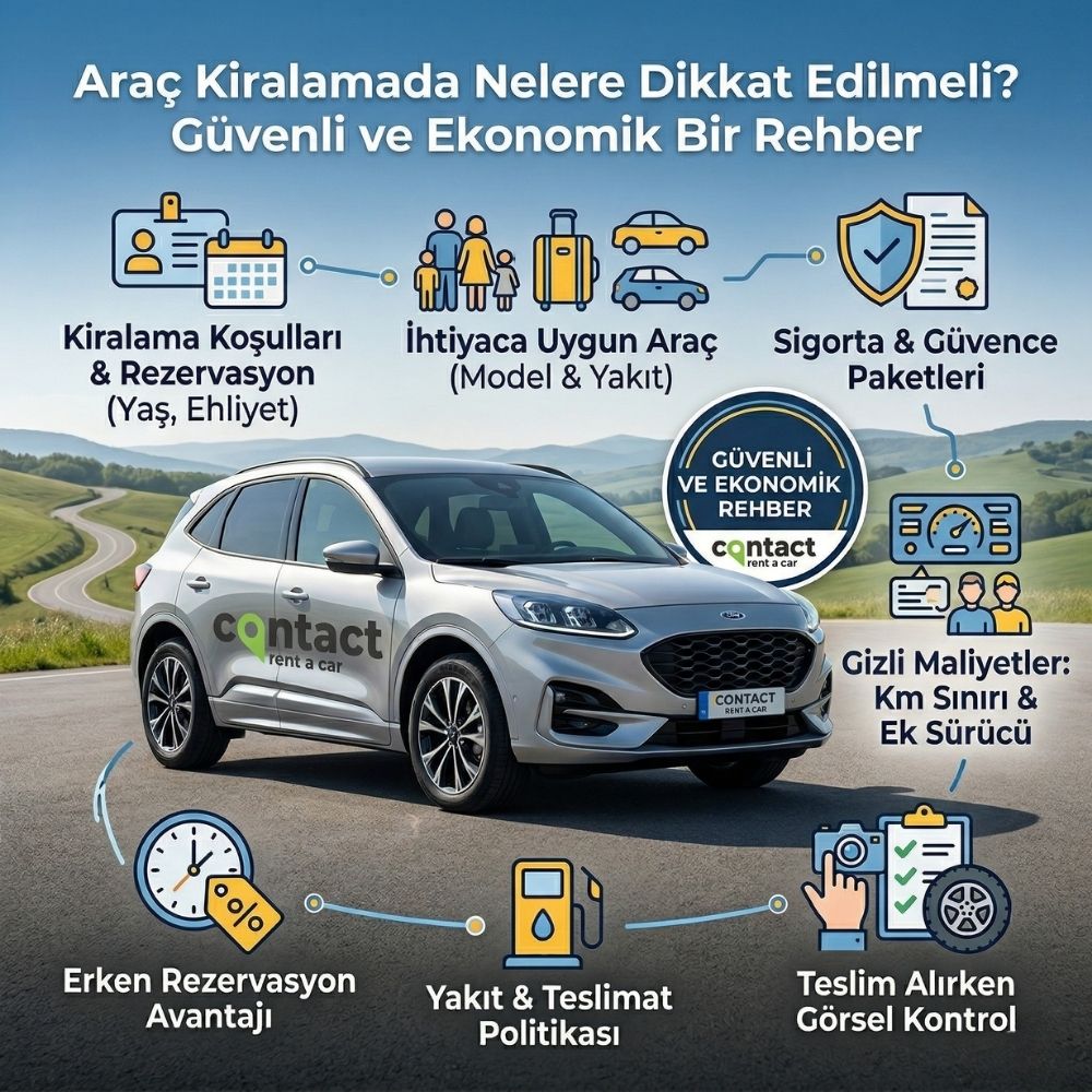 Araç Kiralamada Nelere Dikkat Edilmeli? (Güvenli ve Ekonomik Rehber)